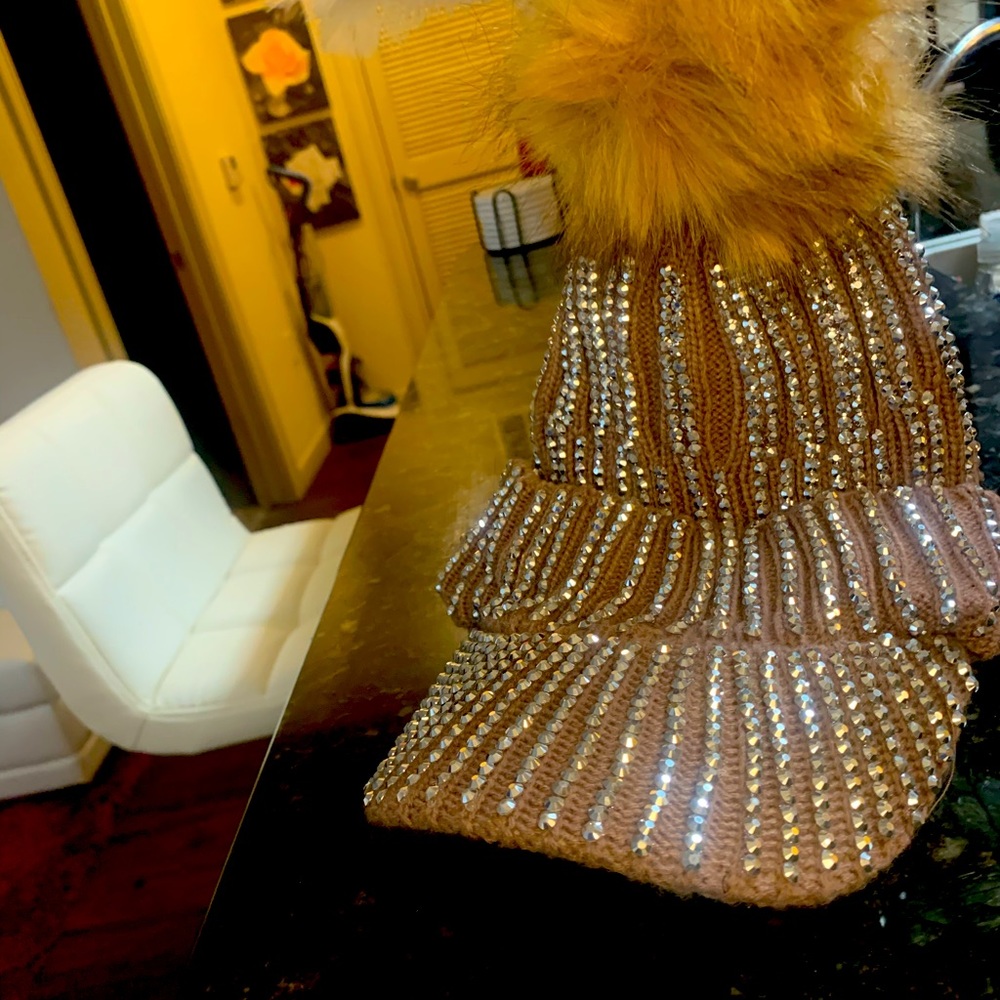 Blinged Out Winter Cap!